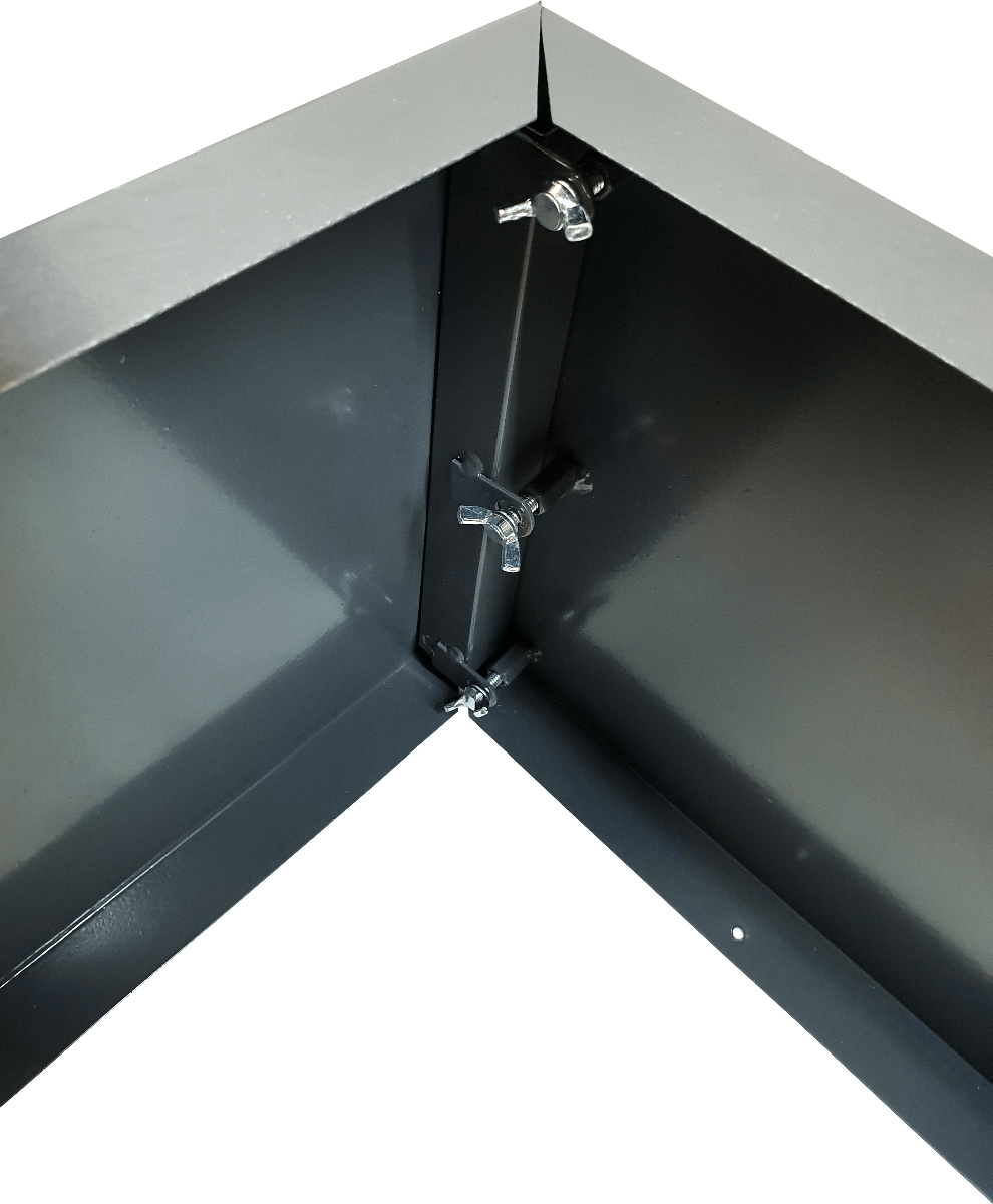 Grey Metal Planter Small V77-1018794