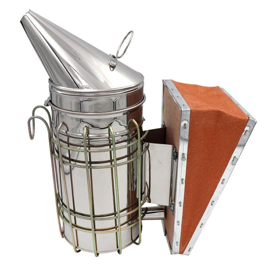 Beekeeping Smoker Stainless Steel Manual Bee Smoke Transmitter Apiculture Equipments Large V122-BSK-0565