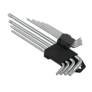9 Pcs Torx Star Long Allen Key Set T10 T15 T20 T25 T27 T30 T40 T45 T50 V94-ODR-AKEY-TORX