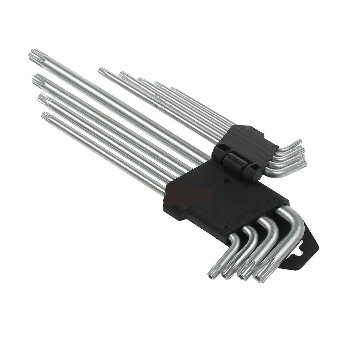 9 Pcs Torx Star Long Allen Key Set T10 T15 T20 T25 T27 T30 T40 T45 T50 V94-ODR-AKEY-TORX
