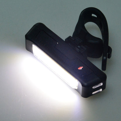 Set USB Rechargeable LED Bike Front Light headlight lamp Bar rear Tail Wide Beam V94-CBTLX2