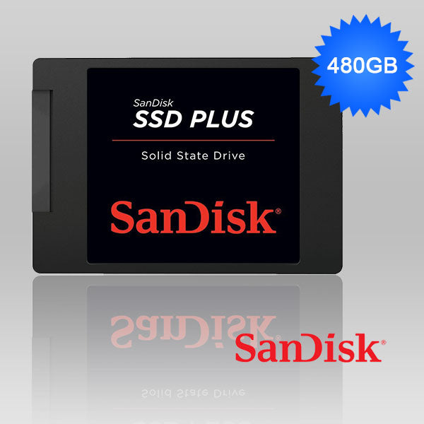 SanDisk SSD Plus 480GB 2.5 inch SATA III SSD SDSSDA-480G V28-SDSSDA-480G