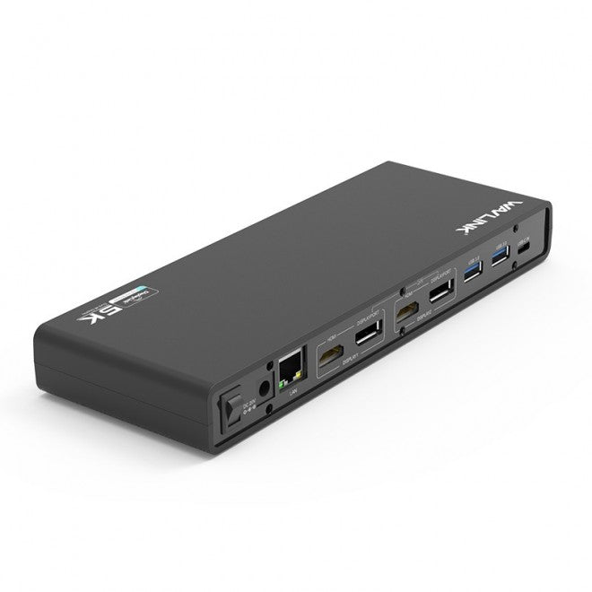 Wavlink USB-C Ultra 5K Laptop Docking Station with 6x USB3.0, 4K Dual Video Outputs, Gigabit Ethernet, Audio V28-USBWINWSUG69DK1
